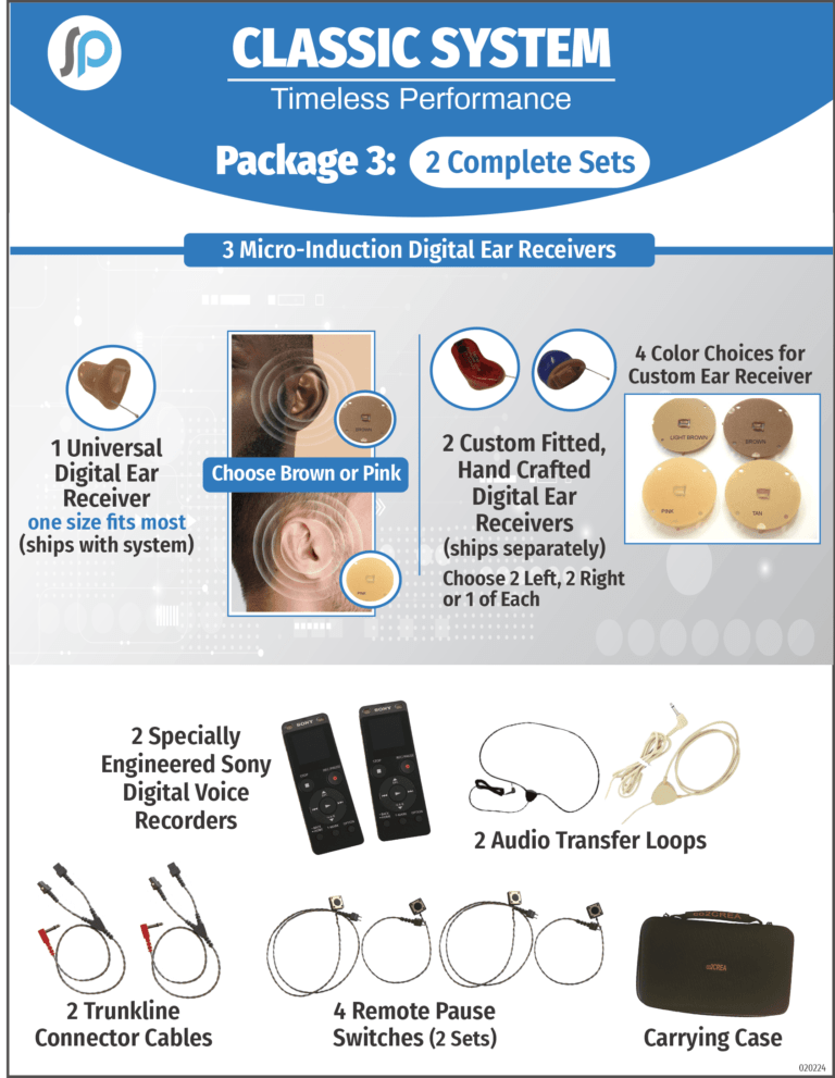 Classic Secret Ear Prompter System